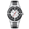 Silver Automatic Mens Wrist Watches , Stainless Steel Waterproof Automatic Watch